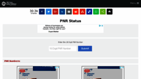 What Pnrstatuslive.com website looked like in 2018 (6 years ago)