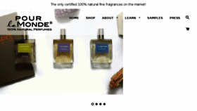 What Pourlemondeparfums.com website looked like in 2018 (5 years ago)