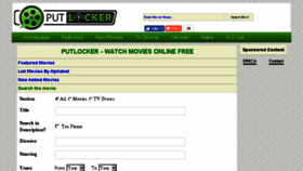 What Putlocker-movies.me website looked like in 2018 (5 years ago)
