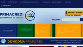 What Primacredi.com.br website looked like in 2018 (6 years ago)