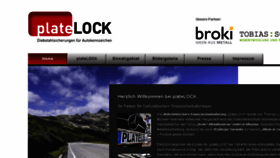 What Platelock.de website looked like in 2018 (6 years ago)