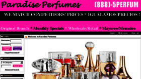 What Perfumesamore.com website looked like in 2018 (5 years ago)