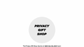 What Privacygiftshop.com website looked like in 2018 (5 years ago)