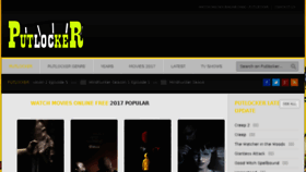 What Putlocker123.co website looked like in 2018 (6 years ago)