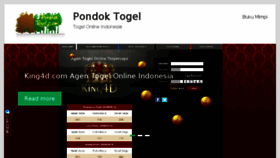What Pondoktogel.com website looked like in 2018 (5 years ago)