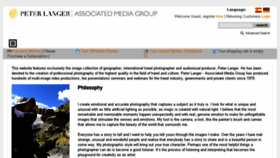 What Peterlanger.com website looked like in 2018 (7 years ago)