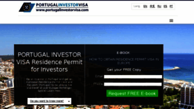 What Portugalinvestorvisa.com website looked like in 2018 (6 years ago)