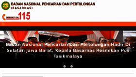 What Pusdatin.basarnas.go.id website looked like in 2018 (6 years ago)