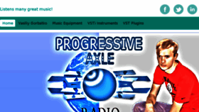 What Progressiveaxleradio.com website looked like in 2018 (6 years ago)