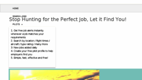 What Pilotjobs.io website looked like in 2018 (6 years ago)