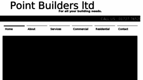 What Pointbuilders.co.uk website looked like in 2018 (5 years ago)