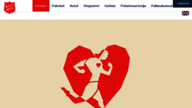 What Pelastusarmeija.fi website looked like in 2018 (7 years ago)