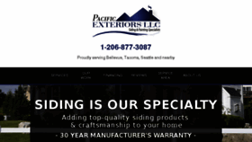 What Pacificexteriorsllc.com website looked like in 2018 (6 years ago)