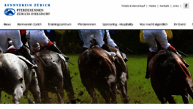 What Pferderennen-zuerich.ch website looked like in 2018 (6 years ago)