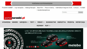 What Portalnarzedzi.pl website looked like in 2018 (6 years ago)