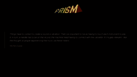 What Prismanalog.com website looked like in 2018 (6 years ago)