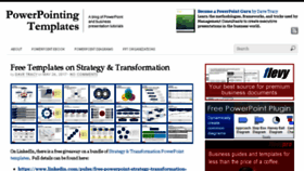 What Powerpointing-templates.com website looked like in 2018 (6 years ago)