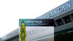 What Parentportal.unpar.ac.id website looked like in 2018 (5 years ago)
