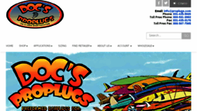 What Proplugs.com website looked like in 2018 (5 years ago)