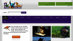 What Petsweekly.com website looked like in 2018 (5 years ago)