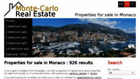 What Property-for-sale-monaco.com website looked like in 2018 (6 years ago)