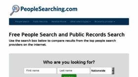 What Peoplesearching.com website looked like in 2018 (5 years ago)