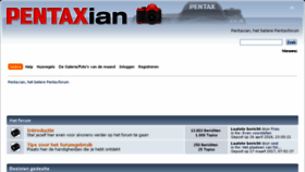 What Pentaxian.nl website looked like in 2018 (5 years ago)