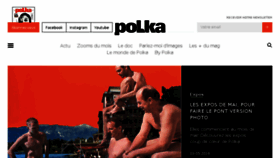 What Polkamagazine.com website looked like in 2018 (5 years ago)