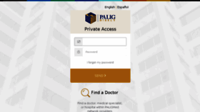 What Paligdirect.com website looked like in 2018 (6 years ago)