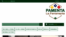 What Pamenta.it website looked like in 2018 (6 years ago)