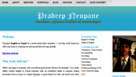 What Pradeepneupane.com.np website looked like in 2018 (6 years ago)