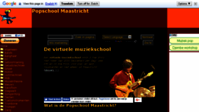 What Popschoolmaastricht.nl website looked like in 2018 (6 years ago)