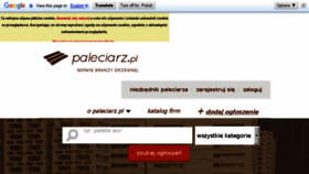 What Paleciarz.pl website looked like in 2018 (5 years ago)