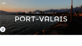 What Port-valais.ch website looked like in 2018 (6 years ago)