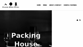 What Packinghousewines.com website looked like in 2018 (8 years ago)