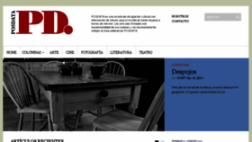 What Posdataeditores.com website looked like in 2018 (6 years ago)