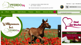 What Pferdo24.de website looked like in 2018 (5 years ago)