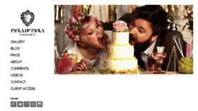 What Paoladepaolaweddings.com website looked like in 2018 (6 years ago)