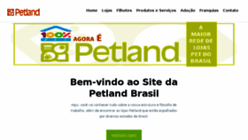 What Petlandbr.com.br website looked like in 2018 (6 years ago)