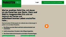 What Parasitenfrei-online.de website looked like in 2018 (6 years ago)