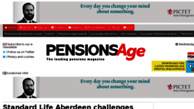 What Pensions-age.com website looked like in 2018 (6 years ago)