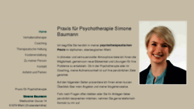 What Praxispsychotherapie-schwab.de website looked like in 2018 (5 years ago)