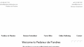 What Pedaleurdeflandres.com website looked like in 2018 (6 years ago)