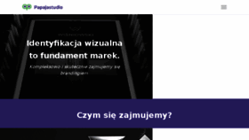 What Papajastudio.pl website looked like in 2018 (5 years ago)
