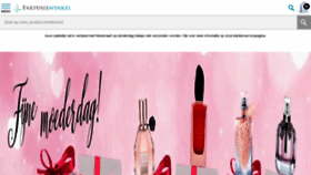 What Parfumswinkel.be website looked like in 2018 (5 years ago)