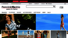 What Penninkhoffashion.com website looked like in 2018 (5 years ago)