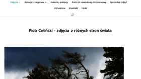 What Piotrcelinski.info website looked like in 2018 (5 years ago)
