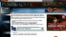 What Pokestation.net website looked like in 2018 (7 years ago)