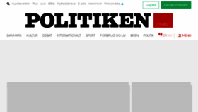 What Politiken.tv website looked like in 2018 (6 years ago)
