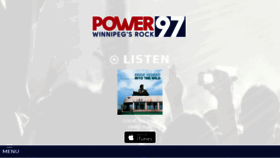 What Power97.com website looked like in 2018 (5 years ago)